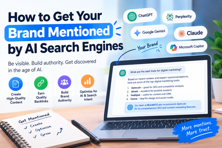 How to get your brand mentioned by AI search engines